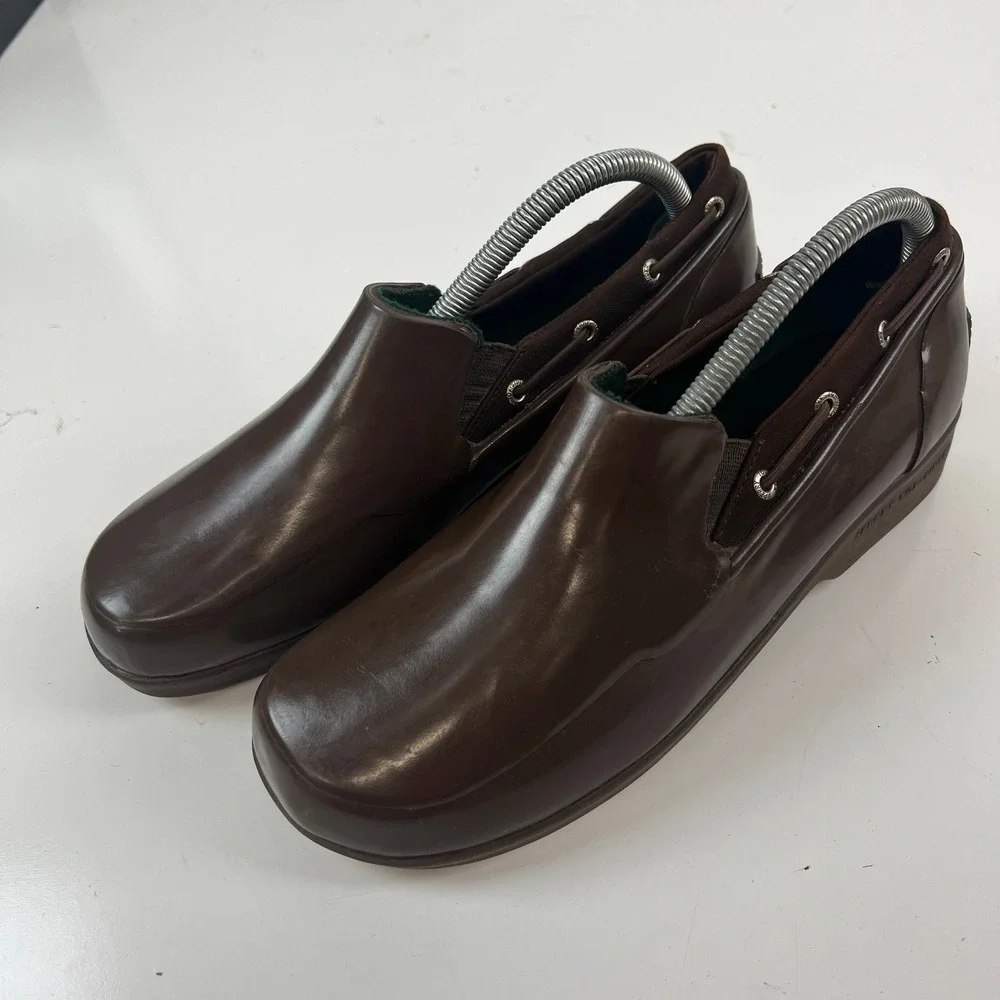 Sperry Saltwater Womans Duck Boot Brown Waterproof‎  9